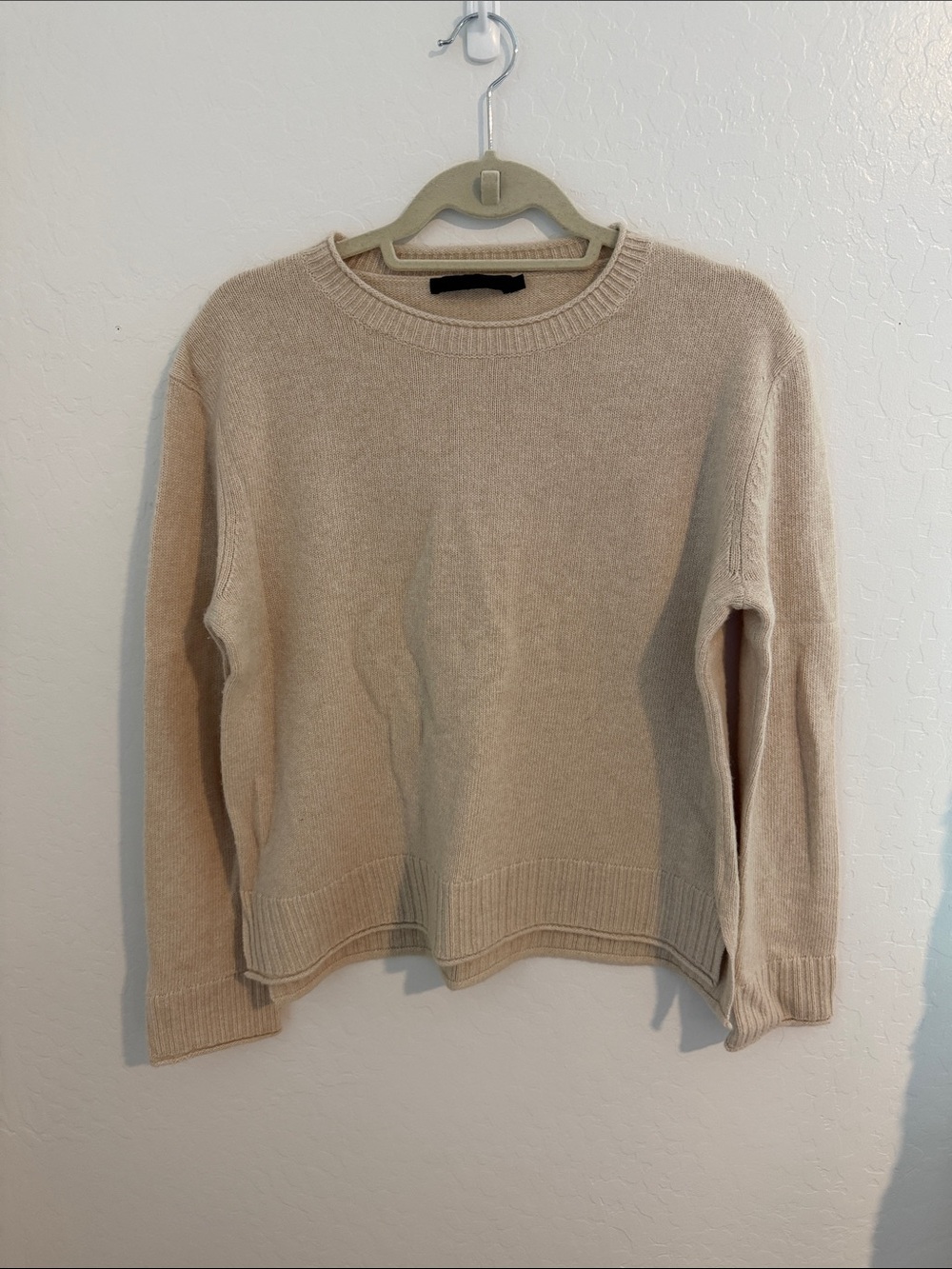 Jenni Kayne Beige Crewneck Sweater